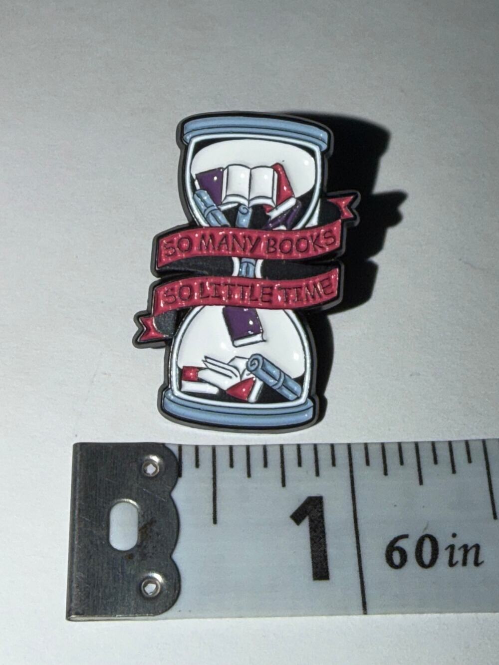 So Many Books So Little Time Library Pins Brooch